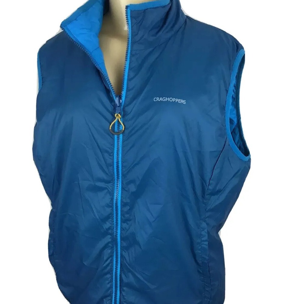 Craghoppers Vest Womens‎ Sz 12 Compresslite Reversible Windproof Puffer Full Zip